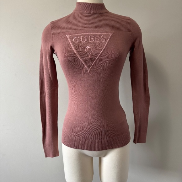 Guess Mauve Crew Neck Sweater - Picture 2 of 6
